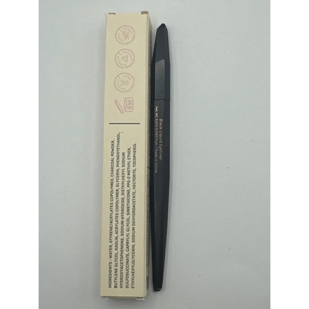 CHICABEAUTY‎ MIRAME Matte Black Liquid Eyeliner All Day Wear No Smudge BNIB